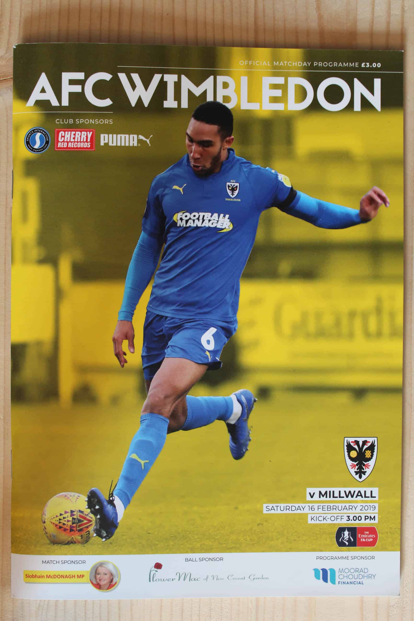 AFC Wimbledon FC v Millwall FC